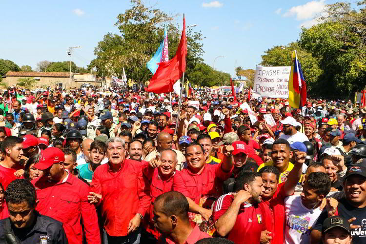 Diosdado en Coro: Quien llama hoy a bombardear el suelo patrio, no merece ser venezolano