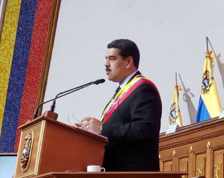 Maduro presenta su memoria y cuenta ante la ANC