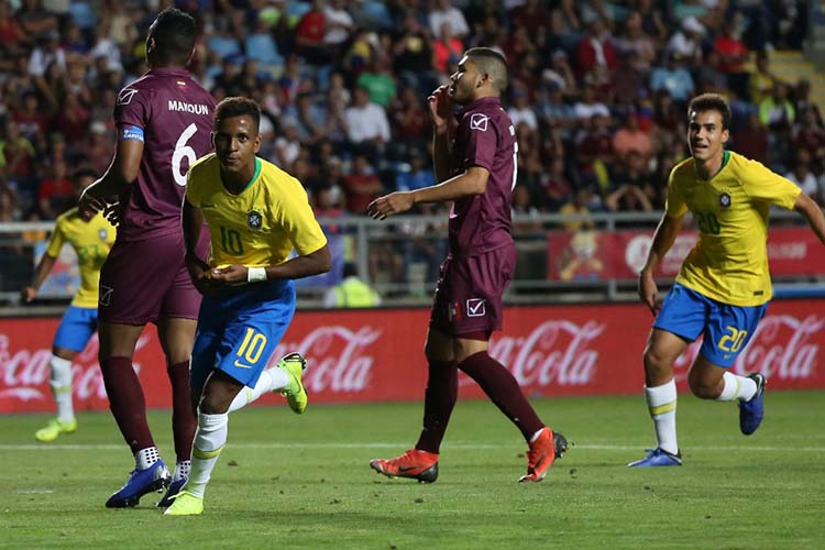 Brasil vence a Venezuela en el Sudamericano Sub’20