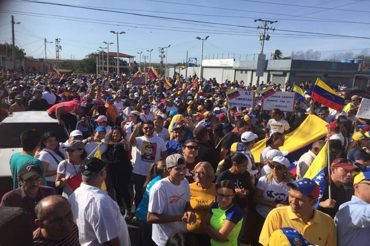 FOTOS: Opositores de Paraguaná se concentraron en el «Tata Amaya»