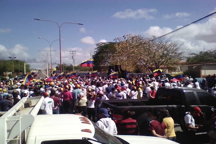 «VoluntariosxVenezuela» toma avenida Rafael González de Punto Fijo