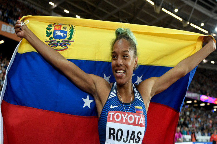 Yulimar Rojas ganó oro en Alemania