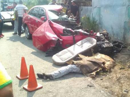 Una persona muerta y otra lesionada dejó accidente de tránsito en Trujillo