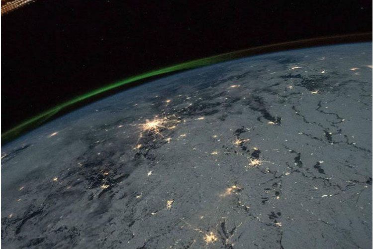 Así es la espectacular vista que tienen los astronautas de la Tierra desde el espacio