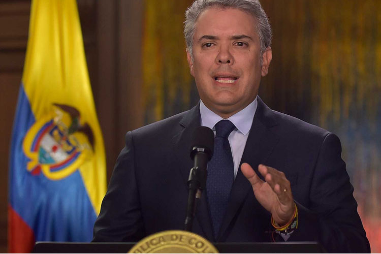 Iván Duque celebra el regreso de Juan Guaidó a Venezuela