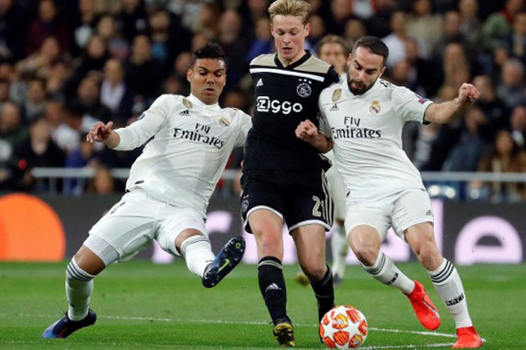 El Real Madrid cayó ante el Ajax y quedó fuera de la Liga de Campeones