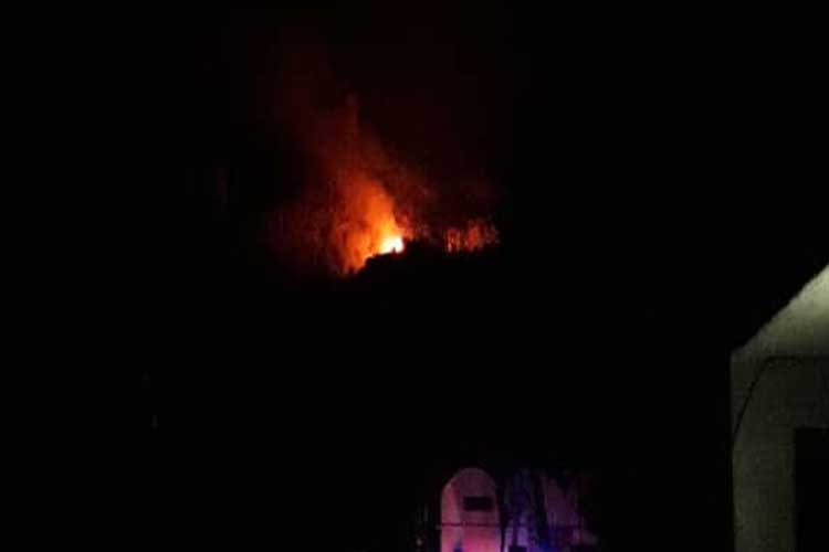 Usuarios reportaron incendio en subestación en el Ávila