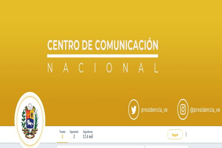 Centro de Comunicación Nacional habilitó cuenta en redes sociales