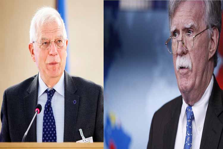 Venezuela entre los temas tratados en la reunión entre Borrell y Bolton