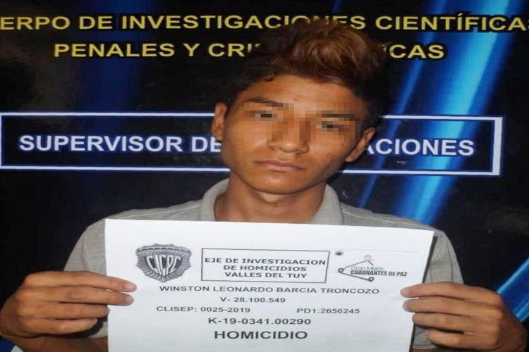 Cicpc detiene a joven que asesinó y quemó a su madre