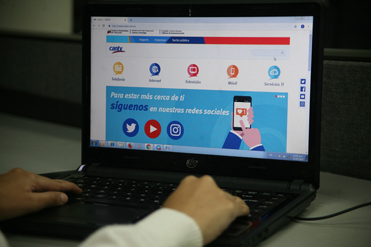 Cantv activó módulo de autogestión en su portal web