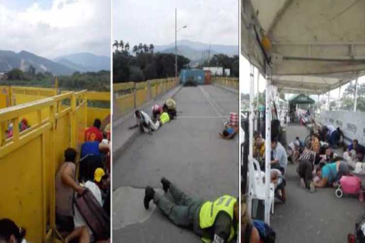 Tiroteo entre presuntos colectivos y paramilitares en puente Simón Bolívar deja al menos un herido