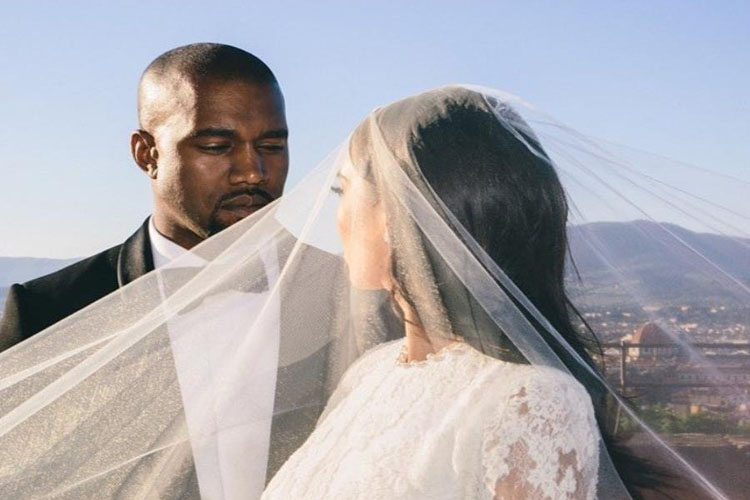 Kim Kardashian publica fotos nunca antes vistas de su boda con Kanye West