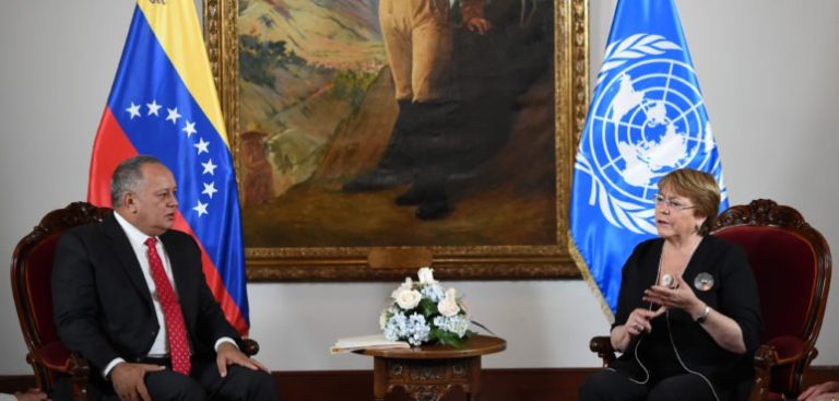 Cabello y Bachelet sostienen reunión en la Casa Amarilla