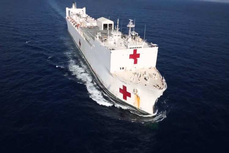 Guaidó: Barco hospital sale de EEUU para atender a venezolanos en Latinoamérica