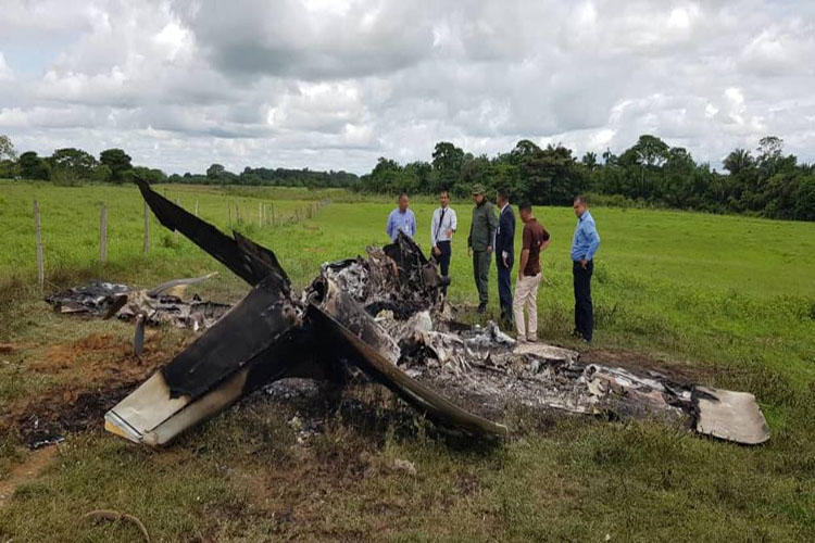 Hallaron avioneta con dos cuerpos calcinados en Barinas