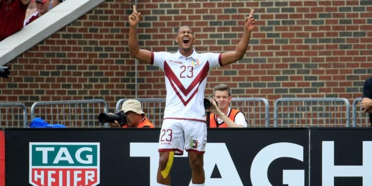 Salomón Rondón se convirtió en el máximo goleador en la historia de la selección venezolana