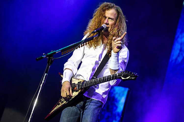 Vocalista de Megadeth fue diagnosticado con cáncer de garganta