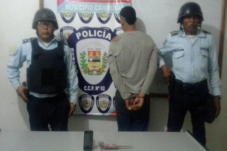 Detenido por robo y amenaza a la vida