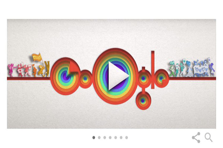 «Orgullo gay», el doodle de Google que dedicó este 4 de junio