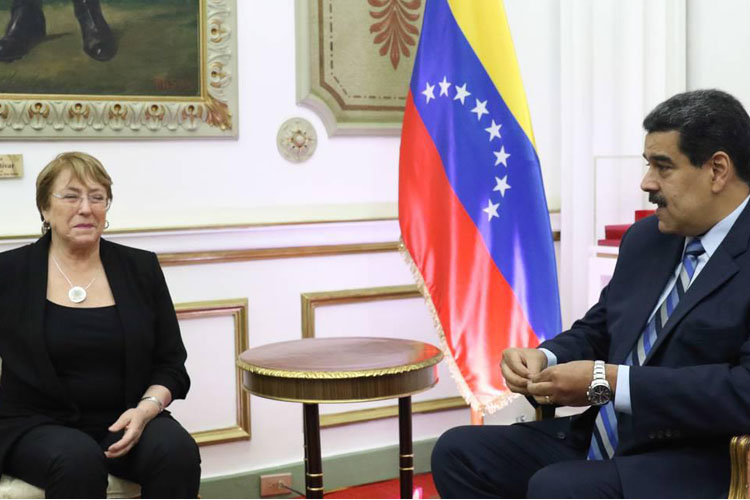 Maduro: Visita de Bachelet ha sido un éxito para Venezuela