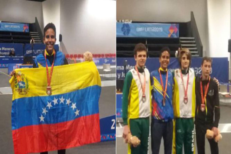 Venezolano Moisés Molina es el campeón sudamericano de esgrima en la modalidad sable