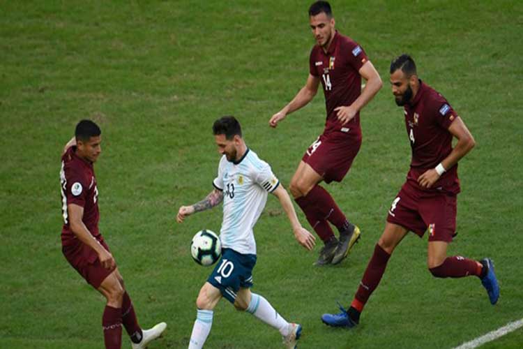 Venezuela se despide de la Copa América tras perder contra Argentina