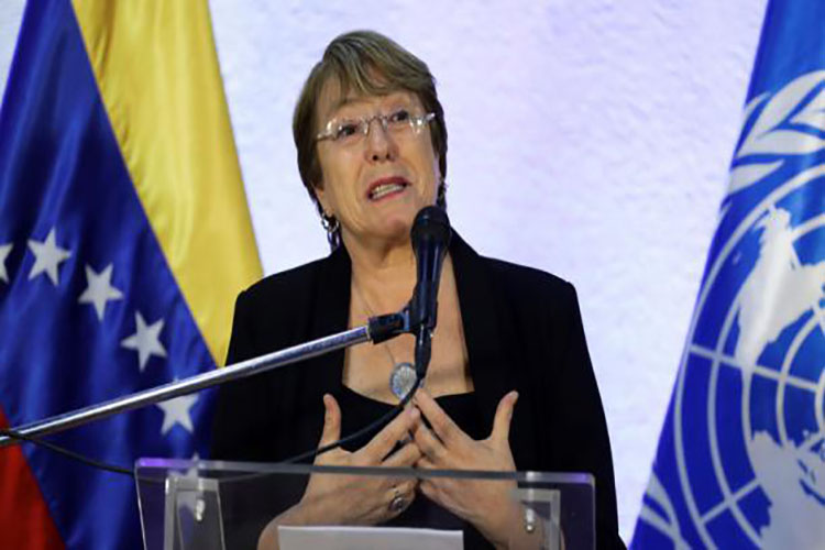 Bachelet: Al menos 1.324 personas murieron en operaciones de seguridad en Venezuela entre enero y mayo