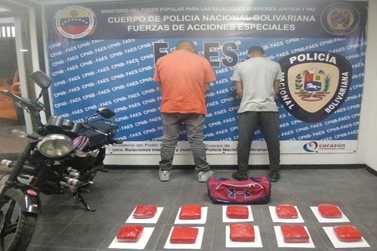 FAES incauta 10 panelas de droga en Caracas