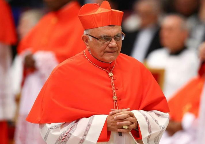 Cardenal Porras: Hay que buscar una solución pacífica a la crisis a través de la negociación
