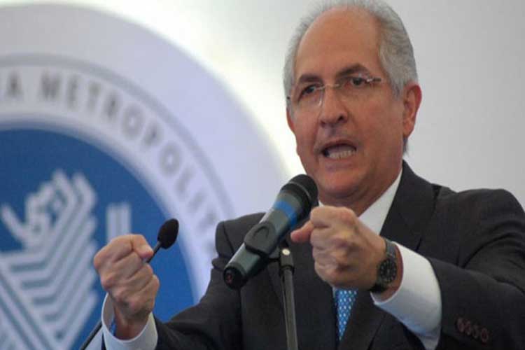 Ledezma pide que informe de la ONU sobre Venezuela se consigne en la Corte Penal Internacional