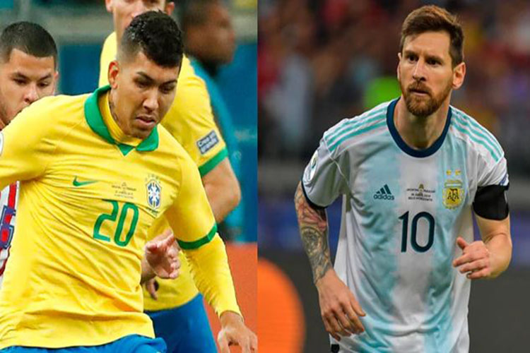El superclásico de América será hoy: Brasil-Argentina