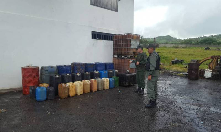 Más de 6 mil litros de gasoil incautó la GNB en Apure y Barinas
