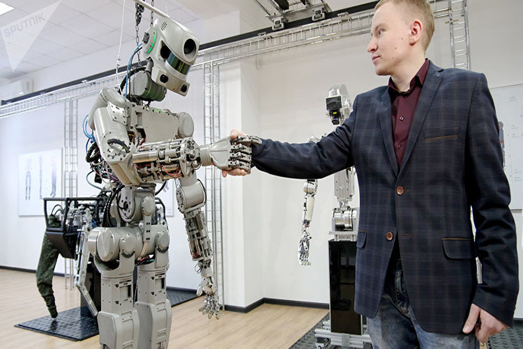 El primer robot humanoide ruso, ya está en el espacio