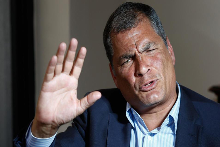 Fiscal pide prisión preventiva para Rafael Correa 