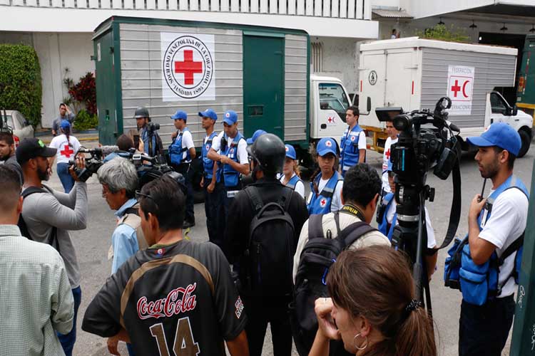 Venezuela ha recibido casi 100 toneladas de ayuda humanitaria a través de la Cruz Roja