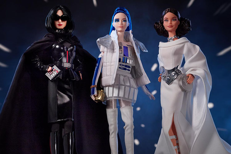 Barbie viaja hasta la galaxia de Star Wars en una nueva colección
