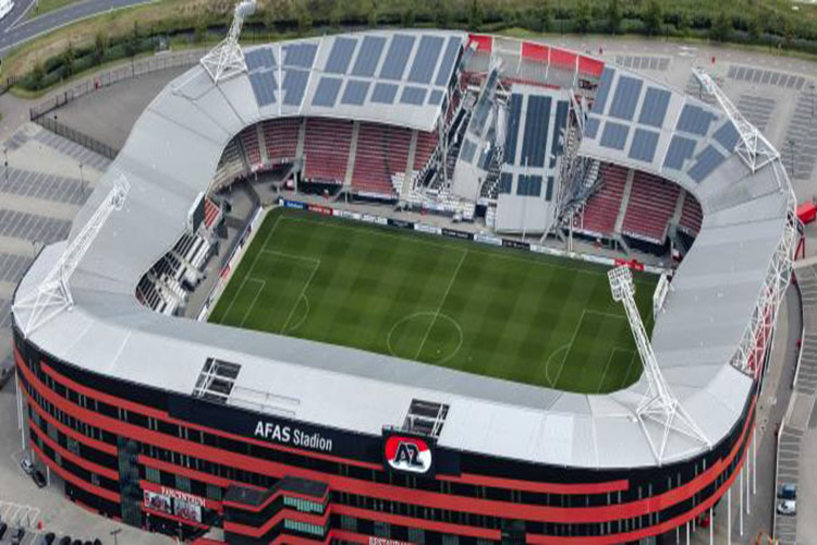 En Holanda: Se desplomó techo del estadio del AZ Alkmaar