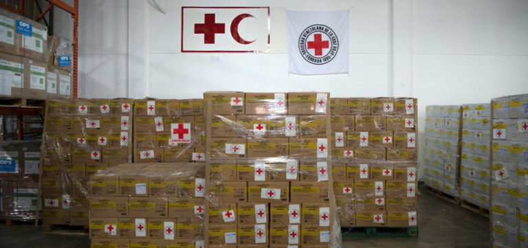 Venezuela recibió casi 100 toneladas de ayuda humanitaria, según Cruz Roja