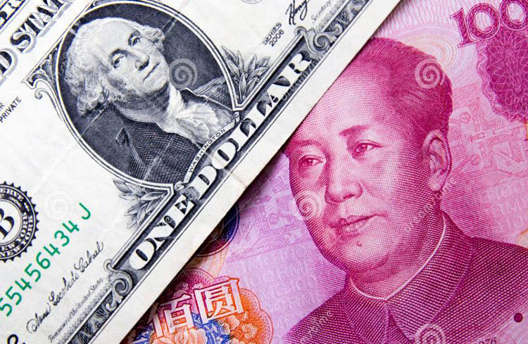 Valor del yuan se viene abajo frente al dólar estadounidense