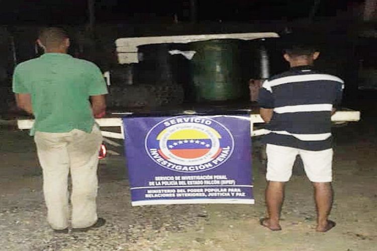 Por presunto contrabando de gasoil detienen a dos hombres en Boca de Aroa