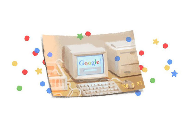 Google celebra su 21° aniversario con un doodle