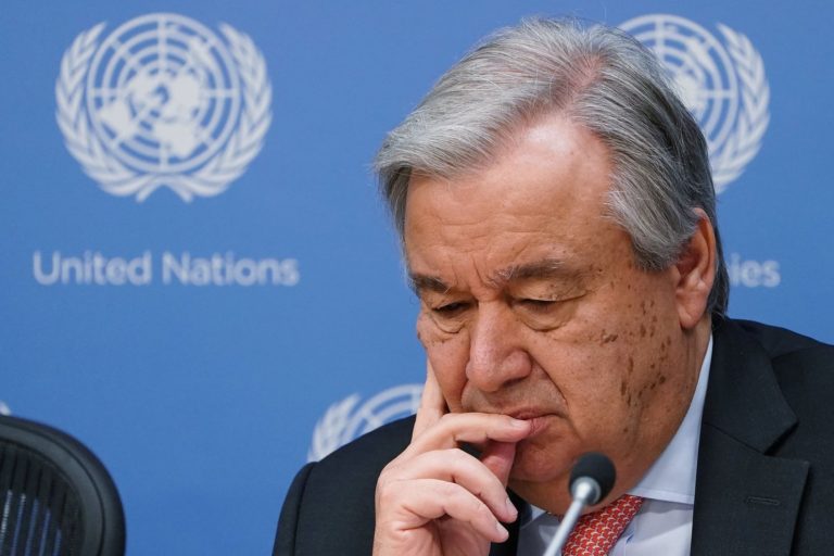 António Guterres: “El mundo avanza con los ojos cerrados hacia la catástrofe climática”