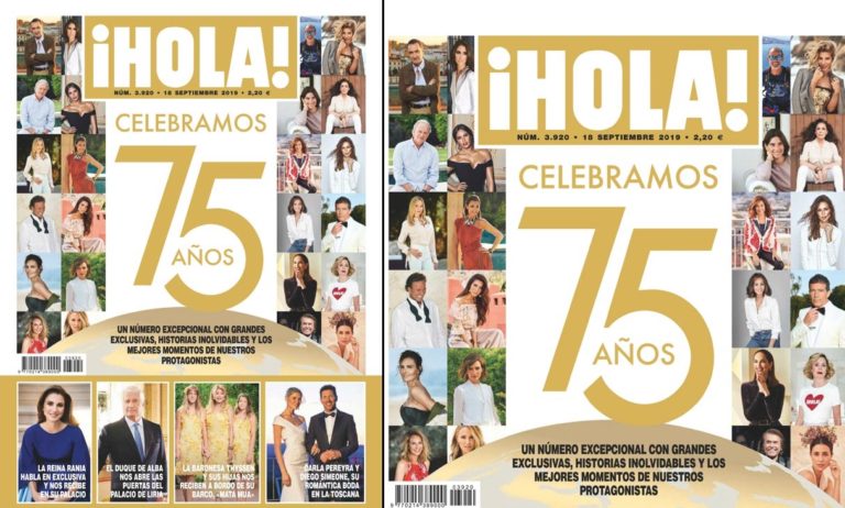 La revista ¡Hola! celebra su 75 aniversario con una edición especial