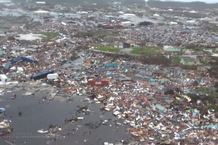 Impactante video muestra la destrucción en Bahamas tras el paso del huracán Dorian