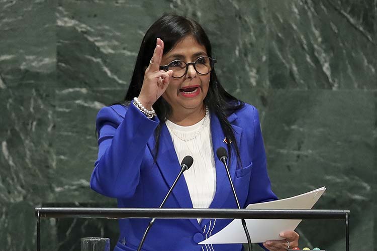 Delcy Rodríguez: Medidas coercitivas han despojado a Venezuela de $ 130.000 millones