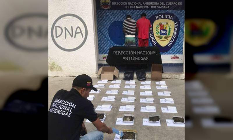DNA incautó seis kilos de marihuana en Caracas  y 580 gramos de droga en la Falcón- Zulia