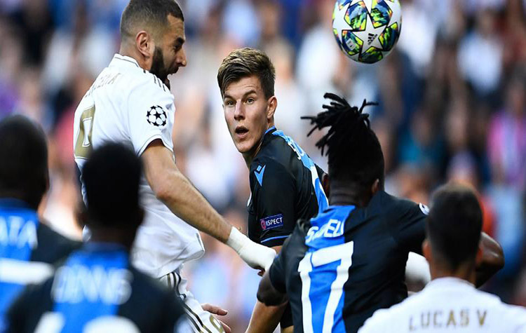 Real Madrid empató 2-2 contra Club Brujas por la segunda fecha de la Champions League 