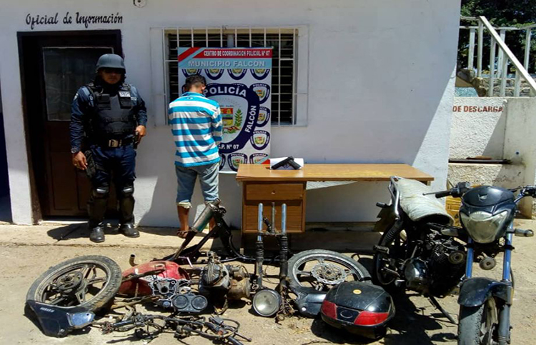 Polifalcón lo captura por robo  y amenaza a la vida