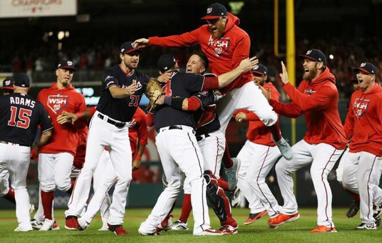 Washington es el campeón de la Liga Nacional y pasan a la Serie Mundial